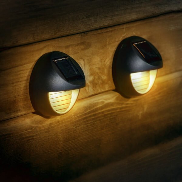 Modee Απλίκα Ηλιακή 6 lumens Ø80x45mm 2 Τεμάχια - Image 4