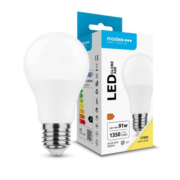 Modee LED Globe A65 13,0W E27 270° 2700K (1350 lumen) ERP