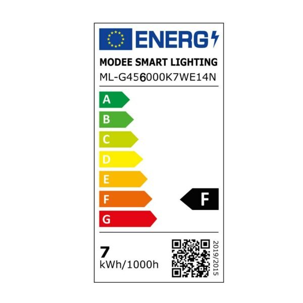 Modee LED Globe Mini G45 7W E14 180° 6000K (700 lumen) ERP - Image 3