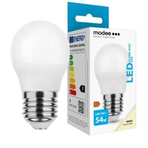 Modee LED Globe Mini G45 7W E27 180° 4000K (700 lumen) ERP