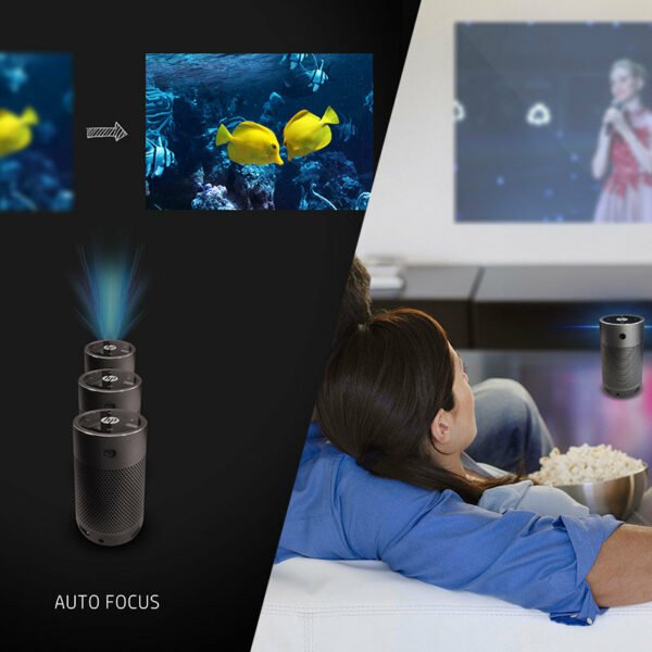 HP MP250 3-IN-1 Mαύρος Projector με Power Bank, οθόνη προβολής 84″, ενσωματωμένα ηχεία, USB Type-C, autofocus, WiFi, Bluetooth, HDMI, 250 LED, WVGA και τηλεχειριστήριο – 45W - Image 14