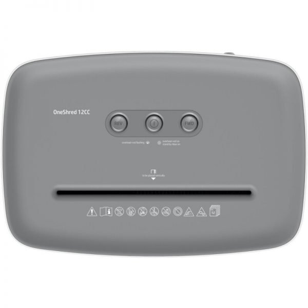 HP OneShred 12CC – 2802 Καταστροφέας εγγράφων με συνδετήρες και καρτών Cross Cut P4 – 12 x A4 – 23L - Image 9
