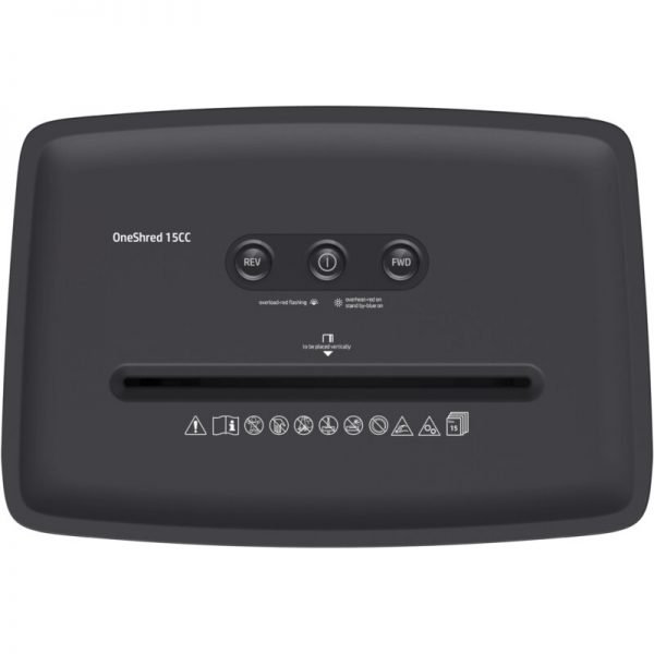 HP OneShred 15CC – 2803 Καταστροφέας εγγράφων με συνδετήρες και καρτών Cross Cut P4 – 15 x A4 – 20L - Image 7