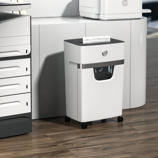 HP OneShred 15CC – 2803 Καταστροφέας εγγράφων με συνδετήρες και καρτών Cross Cut P4 – 15 x A4 – 20L - Image 4