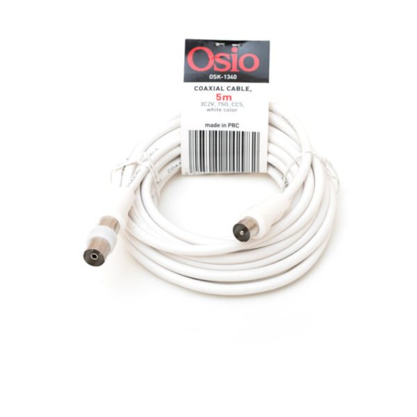 Osio OSK-1340 Ομοαξονικό καλώδιο κεραίας γωνιακό αρσενικό σε θηλυκό 5 m 75 Ω - Image 4