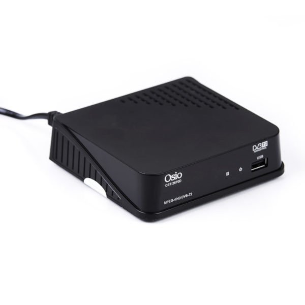 Osio OST-2670D DVB-T/T2 Full HD H.265 MPEG-4 Ψηφιακός δέκτης με USB και μεγάλο χειριστήριο για TV & δέκτη - Image 3
