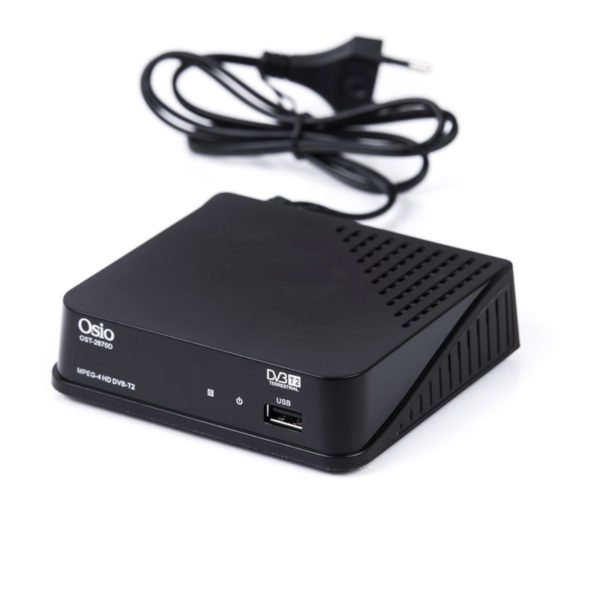 Osio OST-2670D DVB-T/T2 Full HD H.265 MPEG-4 Ψηφιακός δέκτης με USB και μεγάλο χειριστήριο για TV & δέκτη - Image 5