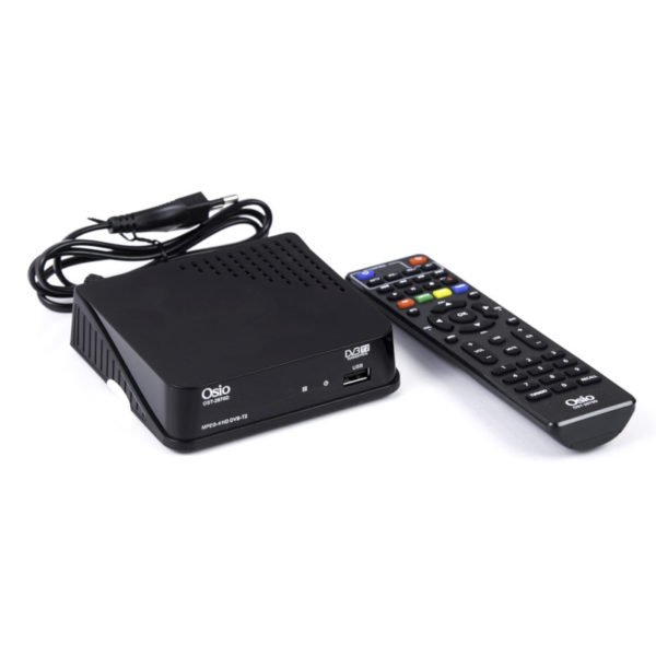 Osio OST-2670D DVB-T/T2 Full HD H.265 MPEG-4 Ψηφιακός δέκτης με USB και μεγάλο χειριστήριο για TV & δέκτη - Image 9