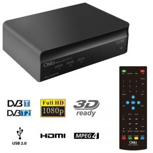 OSIO OST-7075FHD DVB-T/T2 FULL HD MPEG-4 USB 3D EΠIΓEIOΣ ΨHΦIAKOΣ ΔΕΚΤΗΣ