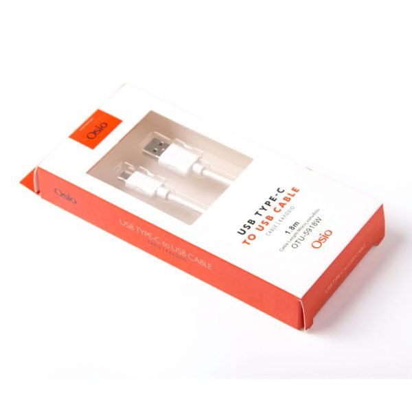 Osio OTU-5918W Καλώδιο USB σε USB TYPE C – 1.8 m - Image 3