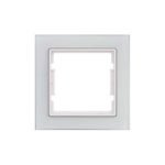 Πλαίσιο Μονό  Elitra Plus Γυαλί Λευκό Διαφανές