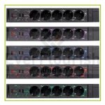 Πολύπριζο GAMER 5-Σούκο με 2 USB, Φωτισμό LED και Καλώδιο 1,4m