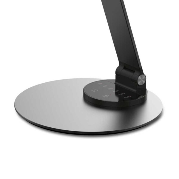 LED Πορτατίφ Γραφείου Ντιμαριζόμενο Αφής 9W Βαθύ Γκρι με επιλογή Χρώματος - Image 2
