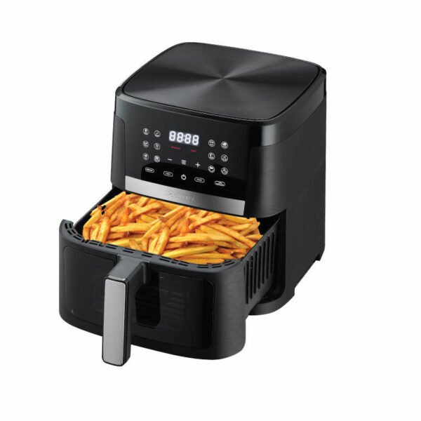 Φριτέζα Αέρος PRAF-40423 Primo Digital 7.5L 1800W με παράθυρο Μαύρη/Inox - Image 2