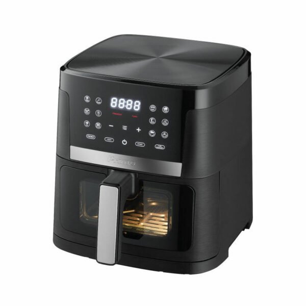 Φριτέζα Αέρος PRAF-40423 Primo Digital 7.5L 1800W με παράθυρο Μαύρη/Inox - Image 3