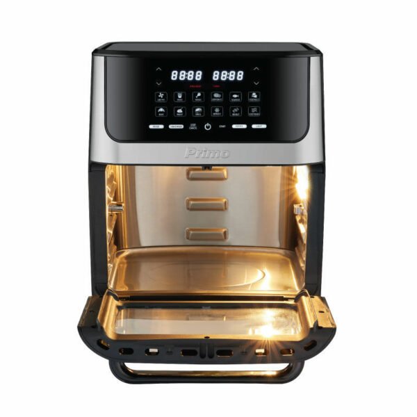 Φουρνάκι & Φριτέζα Αέρος PRAF-40424 Primo Digital 12L 1800W Inox/Μαύρο - Image 2
