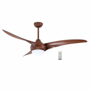 Ανεμιστήρας Οροφής PRCF-80438 Primo 52'' 130εκ. Με Τηλεχειριστήριο 1Φως Led 3Φτερά Καφέ