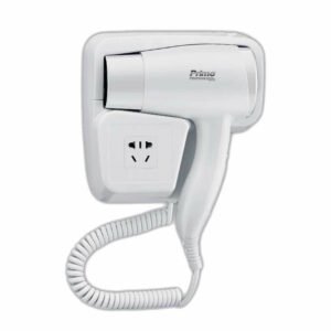 Σεσουάρ PRHD-50017 Primo Ξενοδοχειακού τύπου 1200W DC Με εξτρα Πρίζα Λευκό