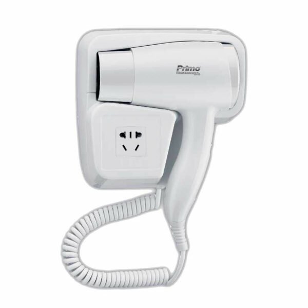 Σεσουάρ PRHD-50017 Primo Ξενοδοχειακού τύπου 1200W DC Με εξτρα Πρίζα Λευκό