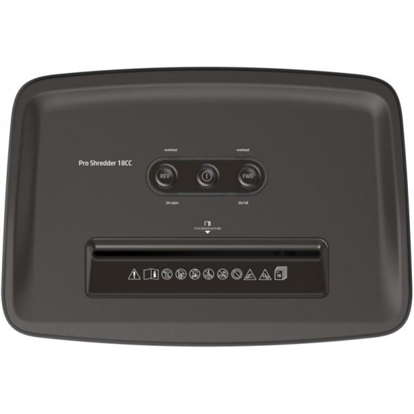 HP Pro Shredder 18CC – 2813 Καταστροφέας εγγράφων με συνδετήρες και καρτών Cross Cut P4 – 18 x A4 – 25L - Image 12