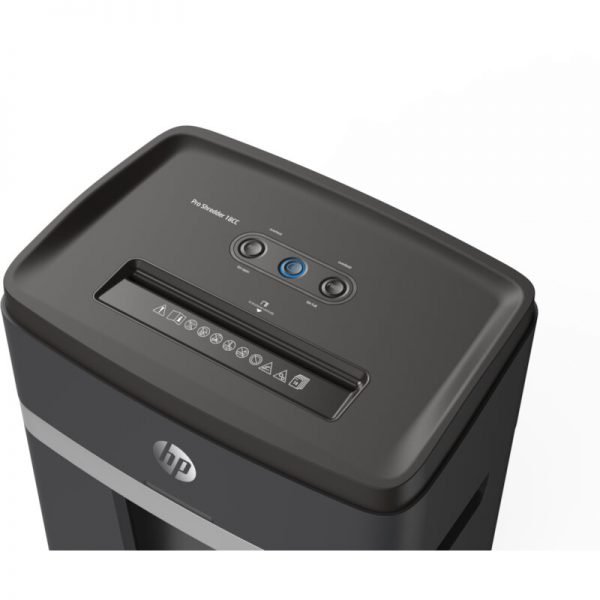 HP Pro Shredder 18CC – 2813 Καταστροφέας εγγράφων με συνδετήρες και καρτών Cross Cut P4 – 18 x A4 – 25L - Image 9