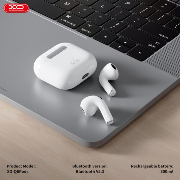 XO Q6 Pods Ακουστικά Bluetooth Έκτης Γενιάς - Image 3