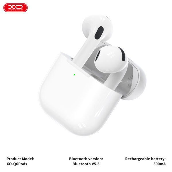 XO Q6 Pods Ακουστικά Bluetooth Έκτης Γενιάς - Image 2
