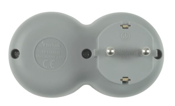 Technik Professional Πρίζα 1 Θέση + 2 USB-A 16A - Image 4