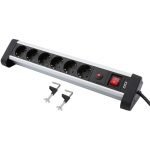 Olympia IOIO SL 2625S Πολύπριζο ασφαλείας 6 θέσεων με βάση στήριξης
