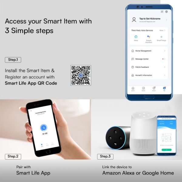 V-TAC 10275 Εύκαμπτο Μαγνητικό Φωτιστικό Ράγας LED Smart WiFi 48V DC 11W 1270lm 200° IP20 CCT 3σε1 Μαύρο Σώμα - Image 10
