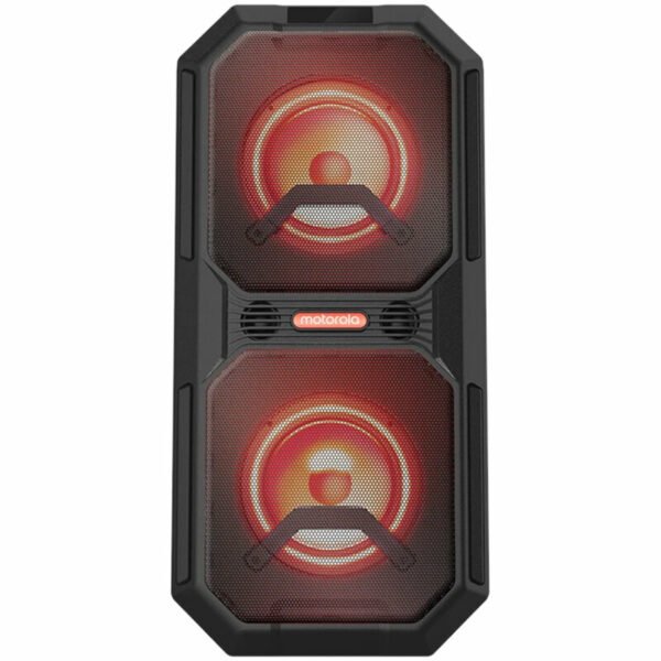 Motorola Rokr 820 Φορητό αδιάβροχο Bluetooth 5.0 karaoke party speaker IPX4 με LED, USB, FM, TWS, AUX και 2 υποδοχές για ενσ. μικρόφωνα – 80W RMS - Image 15