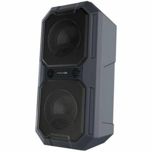 Motorola Rokr 820 Φορητό αδιάβροχο Bluetooth 5.0 karaoke party speaker IPX4 με LED, USB, FM, TWS, AUX και 2 υποδοχές για ενσ. μικρόφωνα – 80W RMS - Image 4