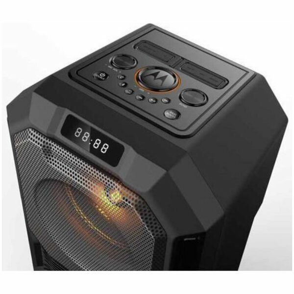 Motorola Rokr 820 Φορητό αδιάβροχο Bluetooth 5.0 karaoke party speaker IPX4 με LED, USB, FM, TWS, AUX και 2 υποδοχές για ενσ. μικρόφωνα – 80W RMS - Image 6