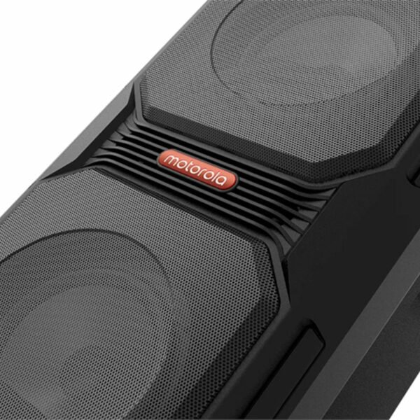 Motorola Rokr 820 Φορητό αδιάβροχο Bluetooth 5.0 karaoke party speaker IPX4 με LED, USB, FM, TWS, AUX και 2 υποδοχές για ενσ. μικρόφωνα – 80W RMS - Image 17