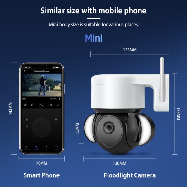 EDUP EH-3264P26 4K 8MP Smart Camera IP66 Outdoor Auto Tracking Two Way Audio Night Vision - Image 8