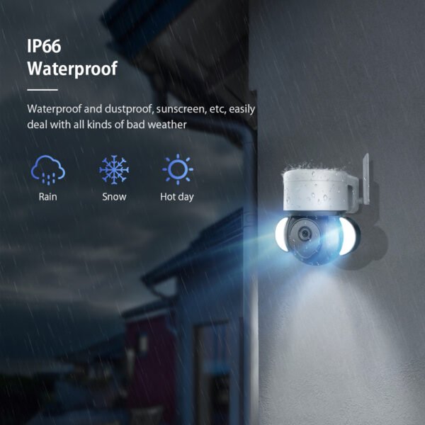 EDUP EH-3264P26 4K 8MP Smart Camera IP66 Outdoor Auto Tracking Two Way Audio Night Vision - Image 10