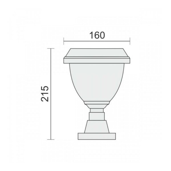 Spot Light 6616 Ηλιακό Φωτιστικό Επιτοίχιας Τοποθέτησης RGB σε Μαύρο Χρώμα - Image 2