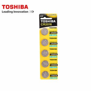 Μπαταρία Λιθίου Toshiba 3.0V - CR2016 Νόμισμα 5 τμχ