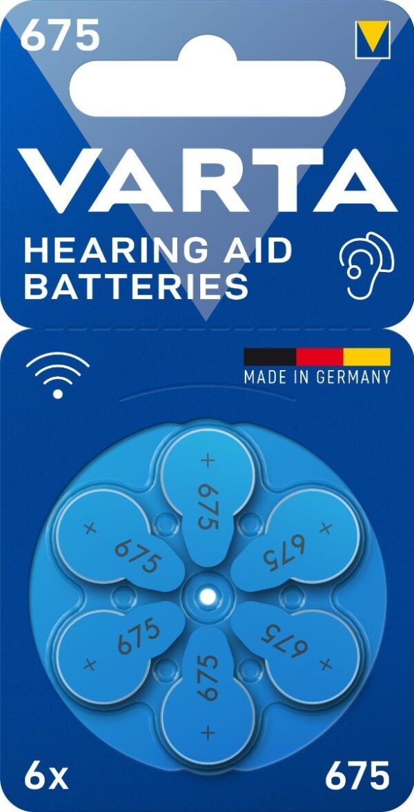 VARTA Hearing Aid 675 6 pcs