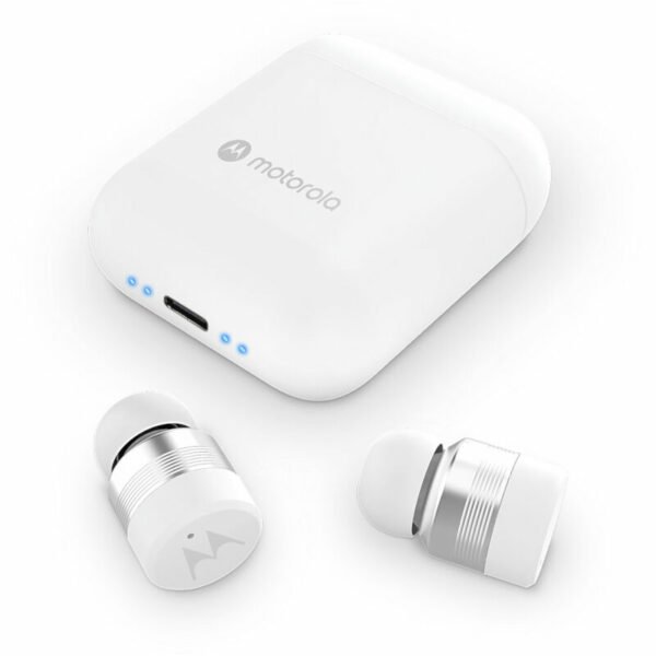 Motorola VERVE BUDS 120 White True wireless αδιάβροχα ασύρματα Bluetooth ακουστικά φόρτιση με USB Type-C - Image 3
