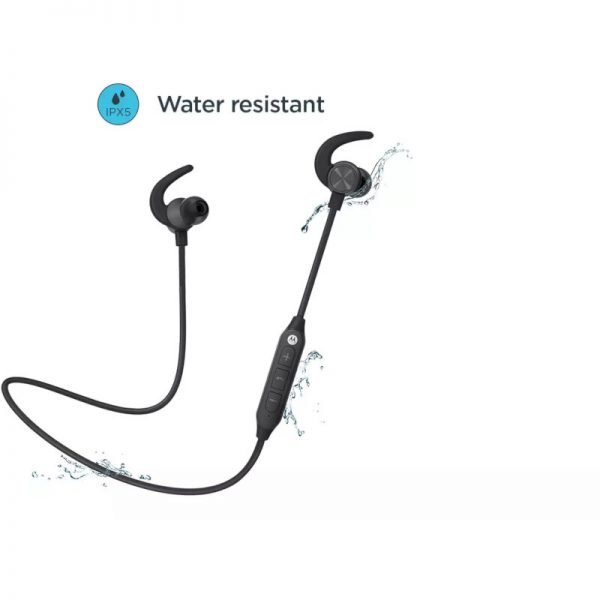 Motorola VERVE LOOP 105 Μαύρο Αδιάβροχα ασύρματα Bluetooth Handsfree ακουστικά με neck-band και ear-fin - Image 7