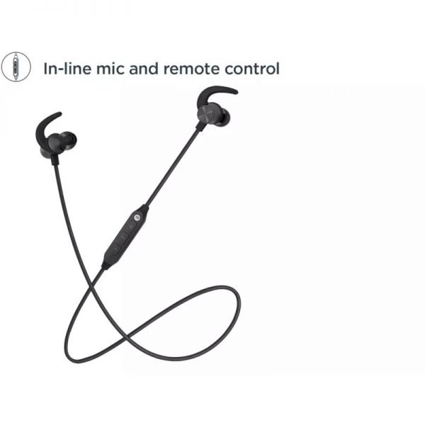 Motorola VERVE LOOP 105 Μαύρο Αδιάβροχα ασύρματα Bluetooth Handsfree ακουστικά με neck-band και ear-fin - Image 10