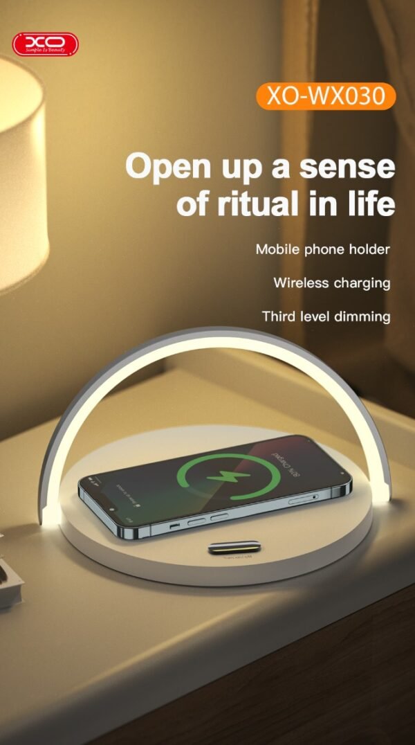 XO WX030 15W Mobile Phone Holder 3 in 1 ασύρματος φορτιστής - Image 4