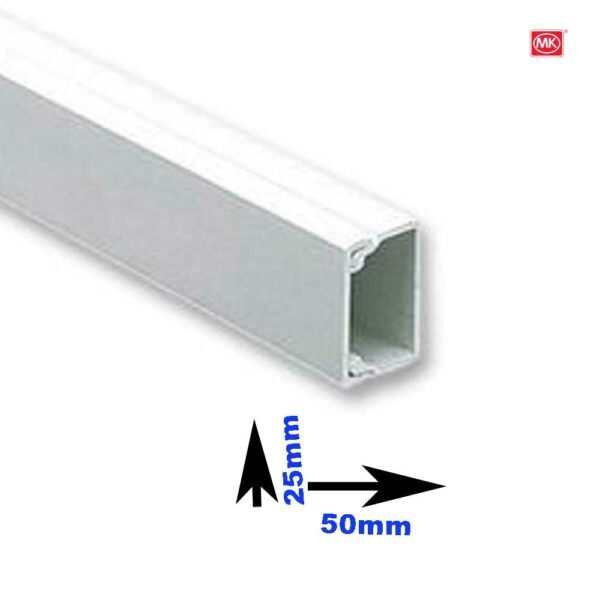 Κανάλι απλό 50x25mm YT/6 Ega ενός διαμερίσματος Βέργα 2m