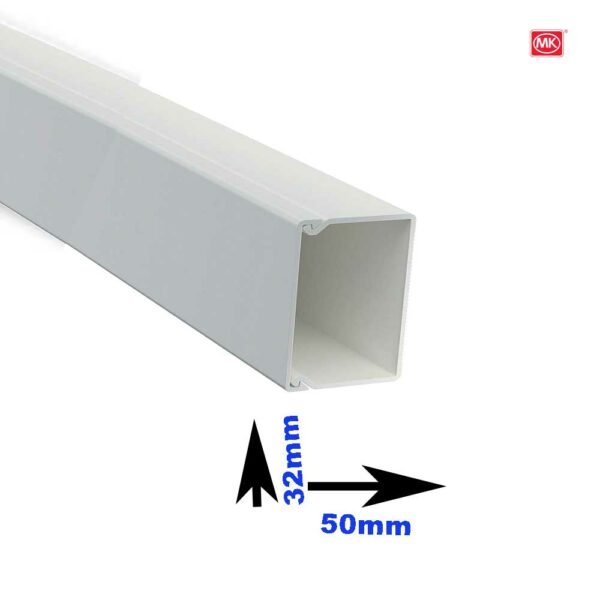 Κανάλι απλό 50x32mm YT/7 Ega ενός διαμερίσματος Βέργα 2m
