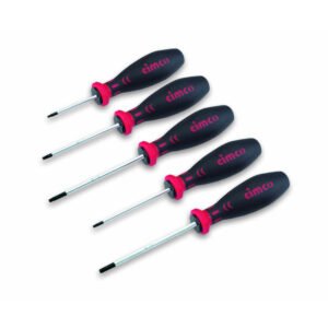 Σετ κατσαβίδια με 5 τεμάχια TORX® με οπή CIMCO 117300